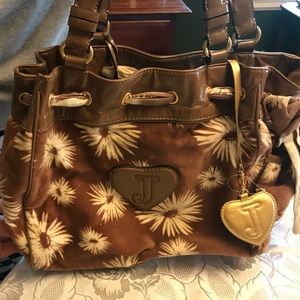 Juicy  couture cloth print bag